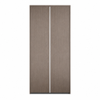 Executive Filing Cabinet with Glass Display and Concealed Storage