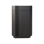 Compact Boutique Reception Desk with Textured Fluted Panels