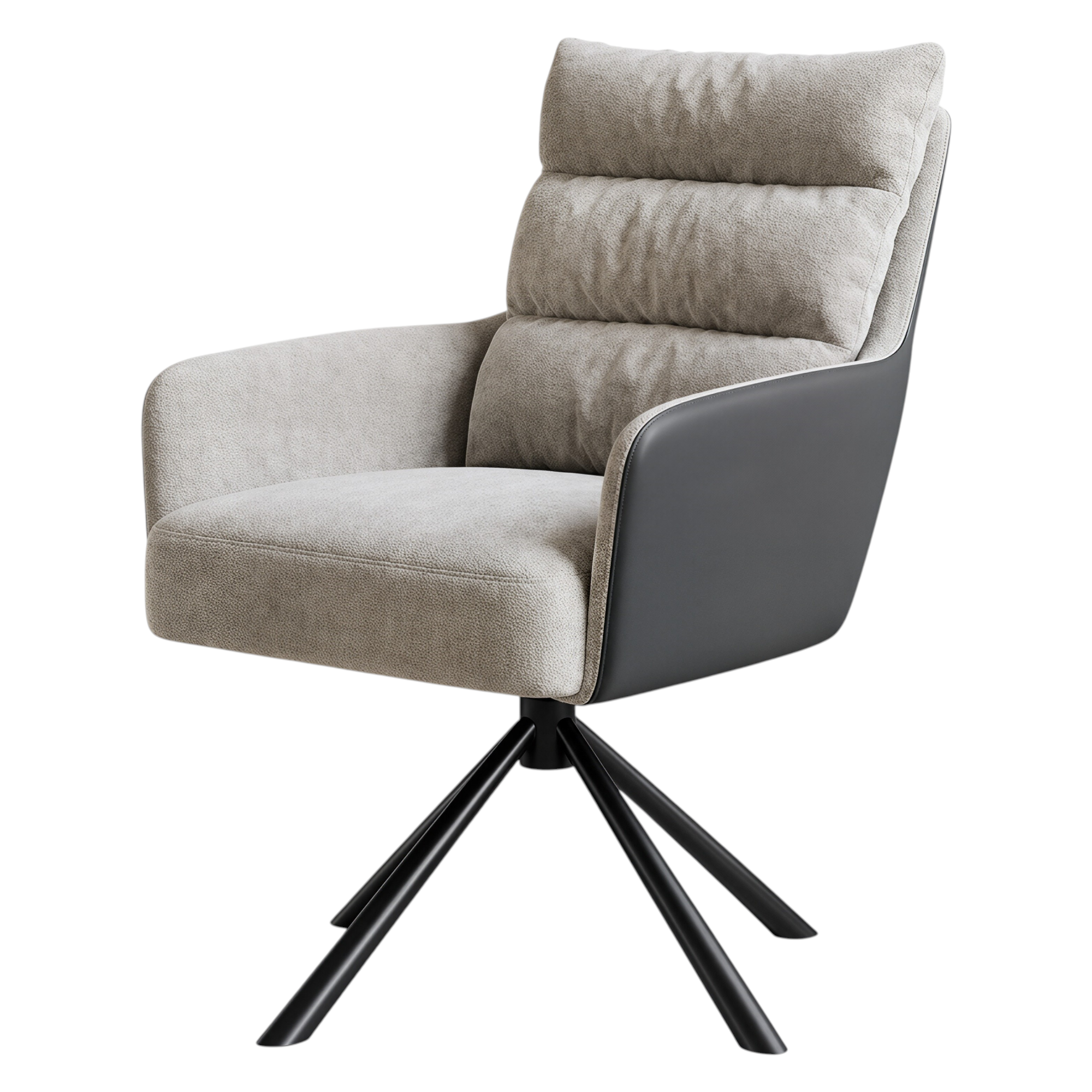 Ergonomic 360° Swivel Office Chair with Layered Support