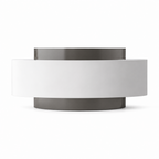 Curved Reception Counter with Custom Branding and Integrated Storage