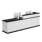 Commercial Reception Counter with Contemporary Design and Generous Workspace