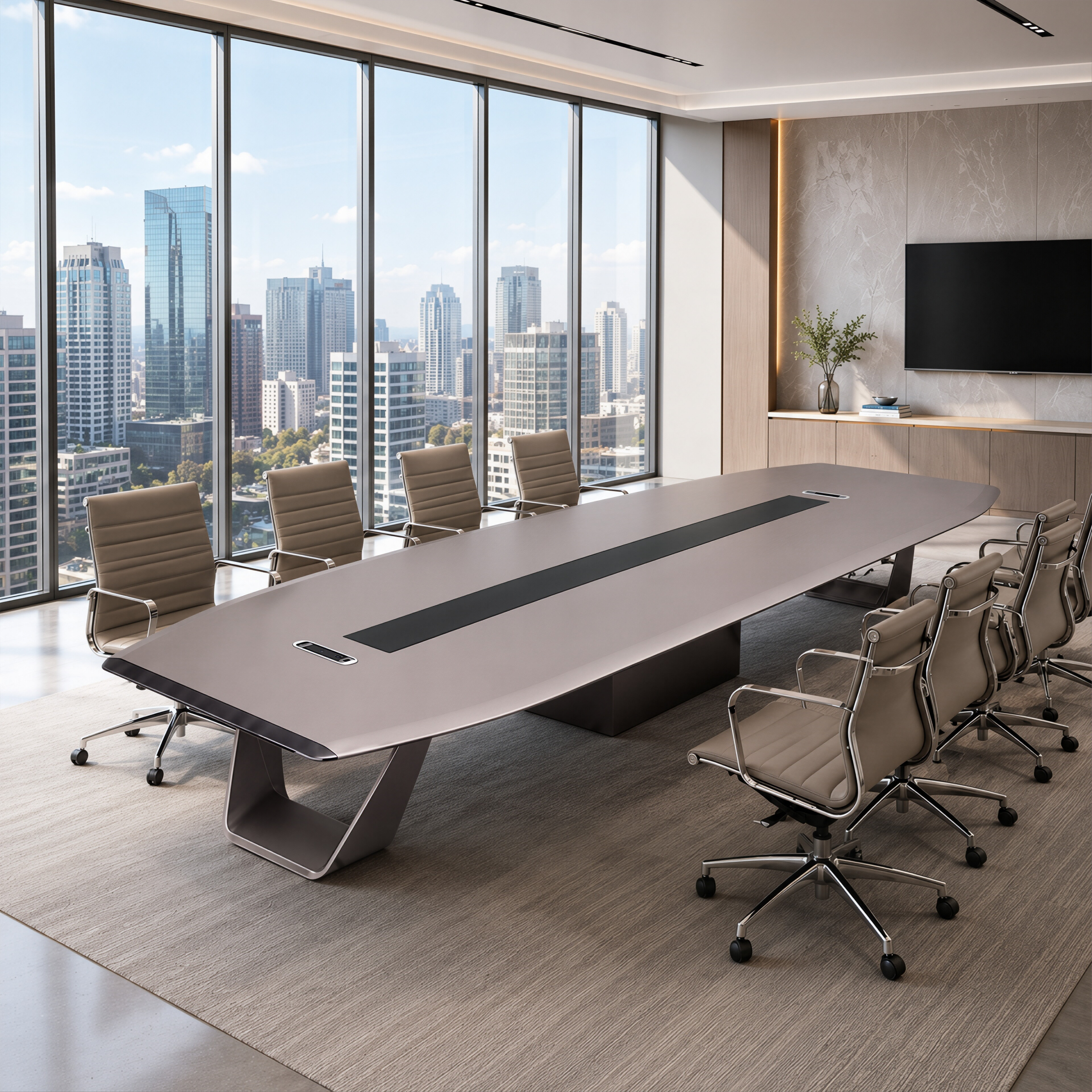 Premium Executive Boardroom Conference Table