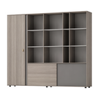 Executive Display Cabinet with Closed Storage