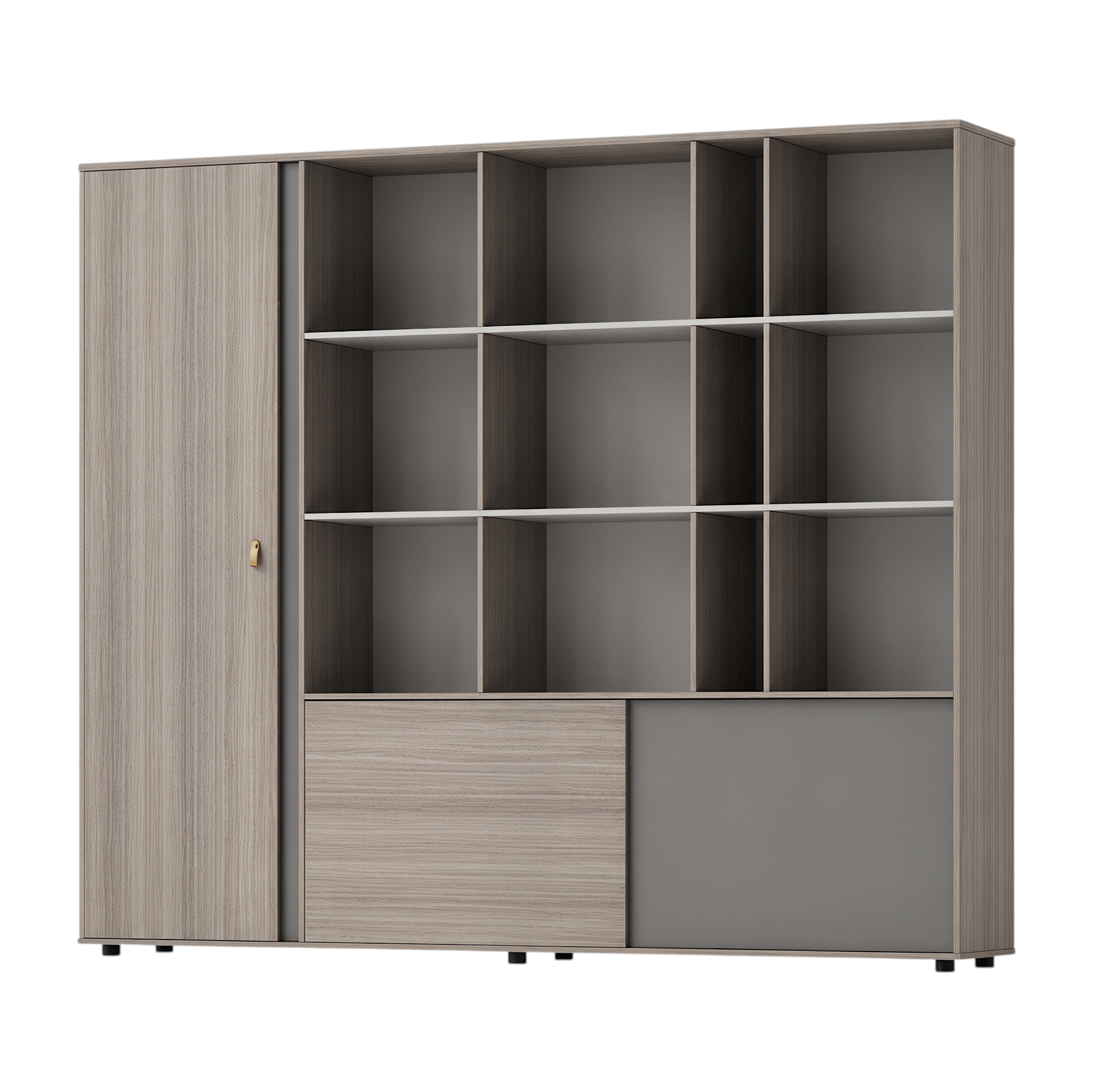 Executive Display Cabinet with Closed Storage