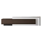 Sleek Modern Reception Desk with Ambient Lighting for Professional Workspaces