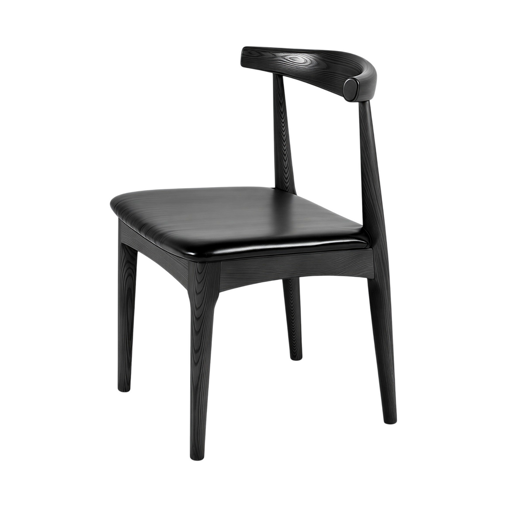 Modern Timber Dining Armchair with Customisable Seat Options