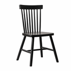 Solid Rubberwood Spindle Back Dining Chair