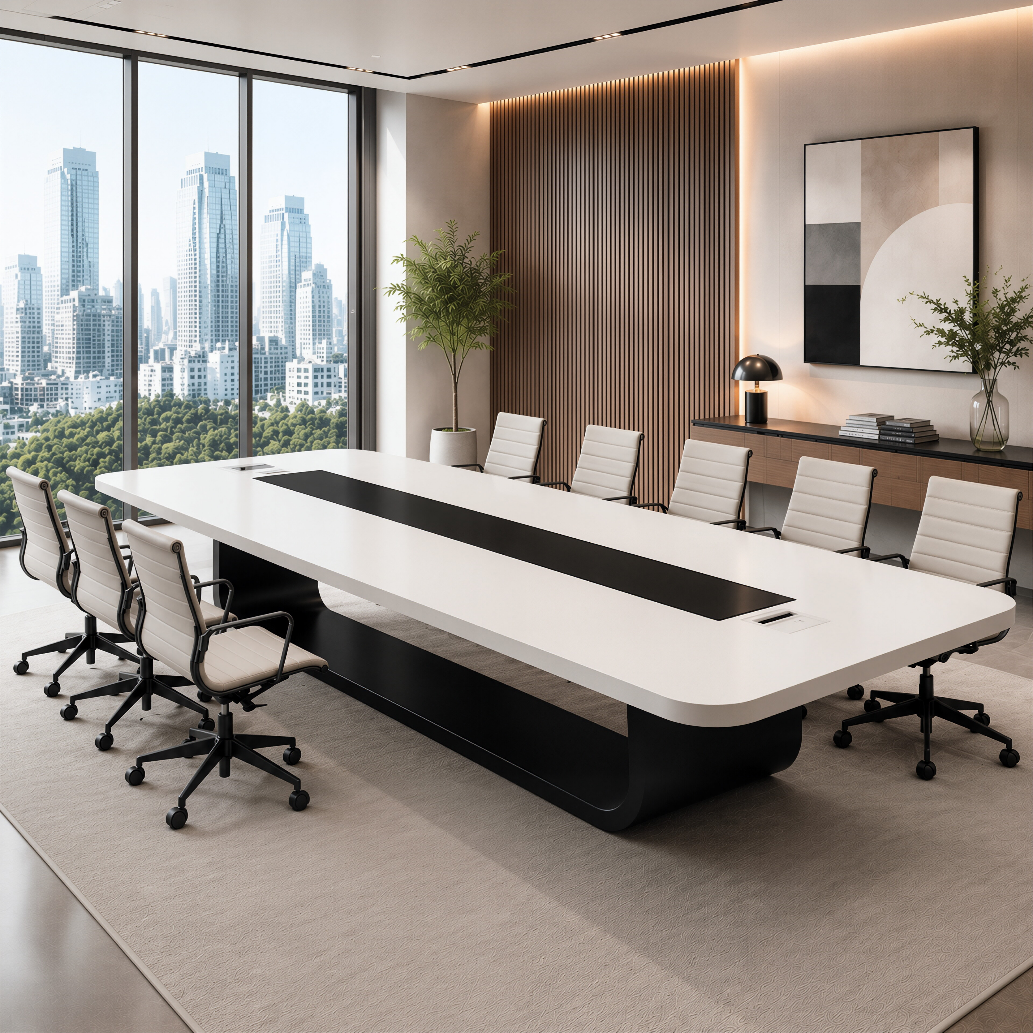 Executive U-Base Conference Table for Boardrooms