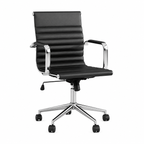 Ergonomic Leather Executive Chair with Tilt Function