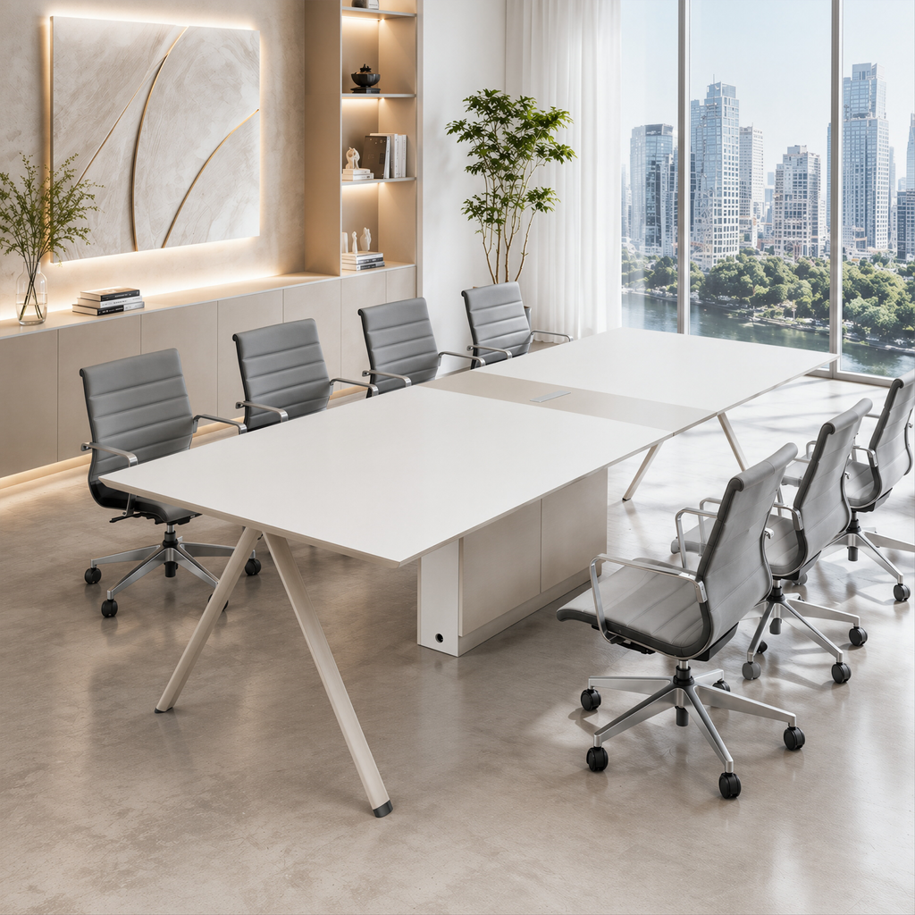 Minimalist Executive Meeting Table for Boardrooms