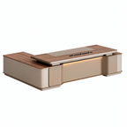Designer Executive Desk with Rounded Edge Detail
