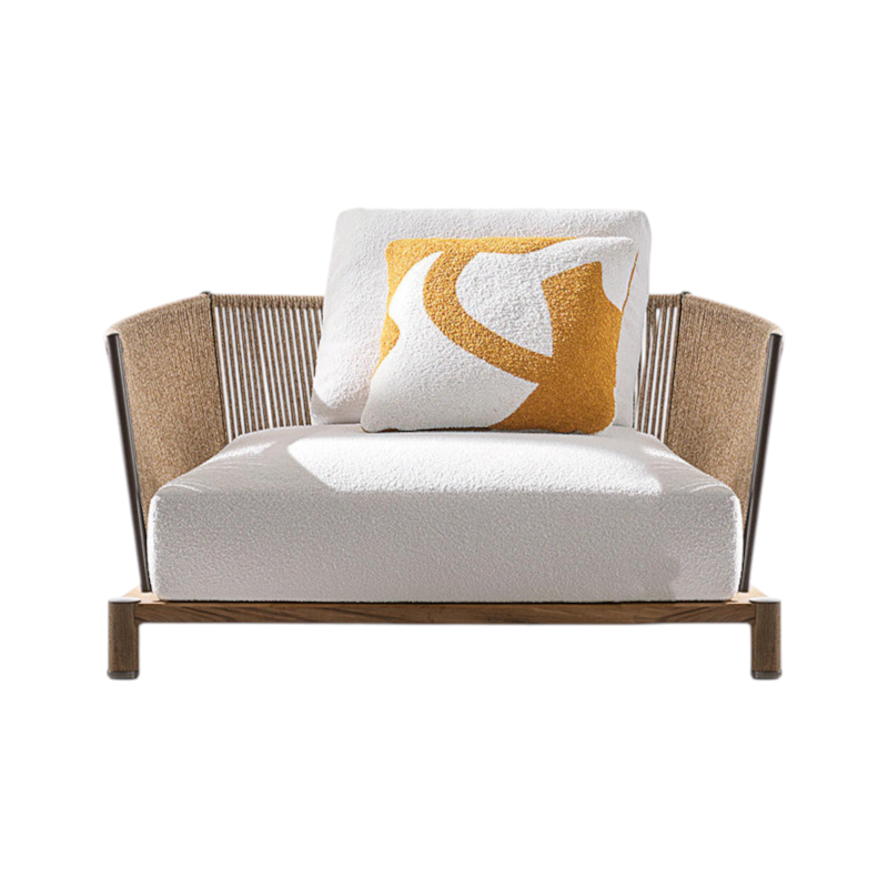 Luxury Outdoor Sofa Lounge Set With Low Profile Cushions