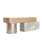 Modern Reception Desk With Dual Work Areas And Smooth Quiet Drawer Slides