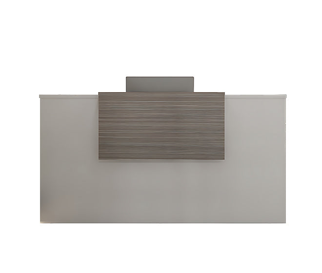 Contemporary Wood Reception Counter for Business Interiors