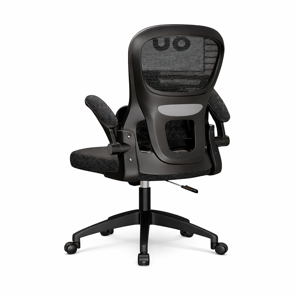 Supportive Office Chair with Padded Lumbar Cushion