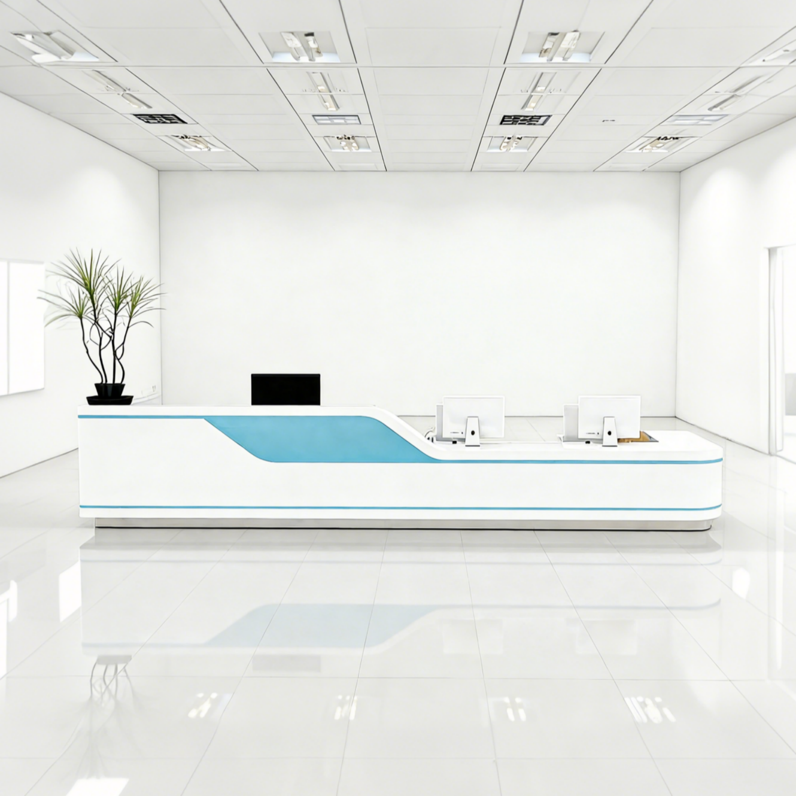 Medical Facility Nurse Station Desk