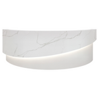 Lacquer Reception Counter with Ambient Lighting
