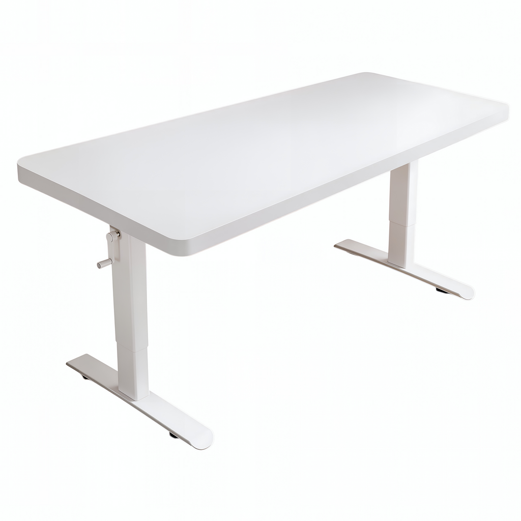Adjustable Workstation Desk with Rounded Edges