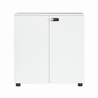 Contemporary Modular Office Storage Cabinet with Secure Custom Option