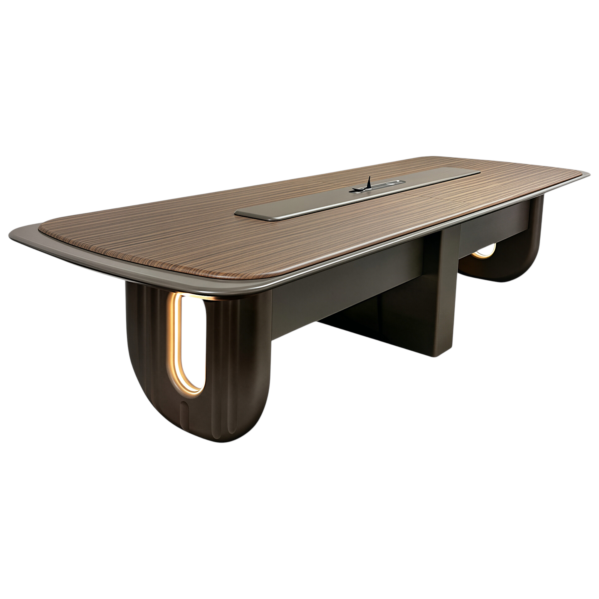 Executive Meeting Table with Sculptural Base
