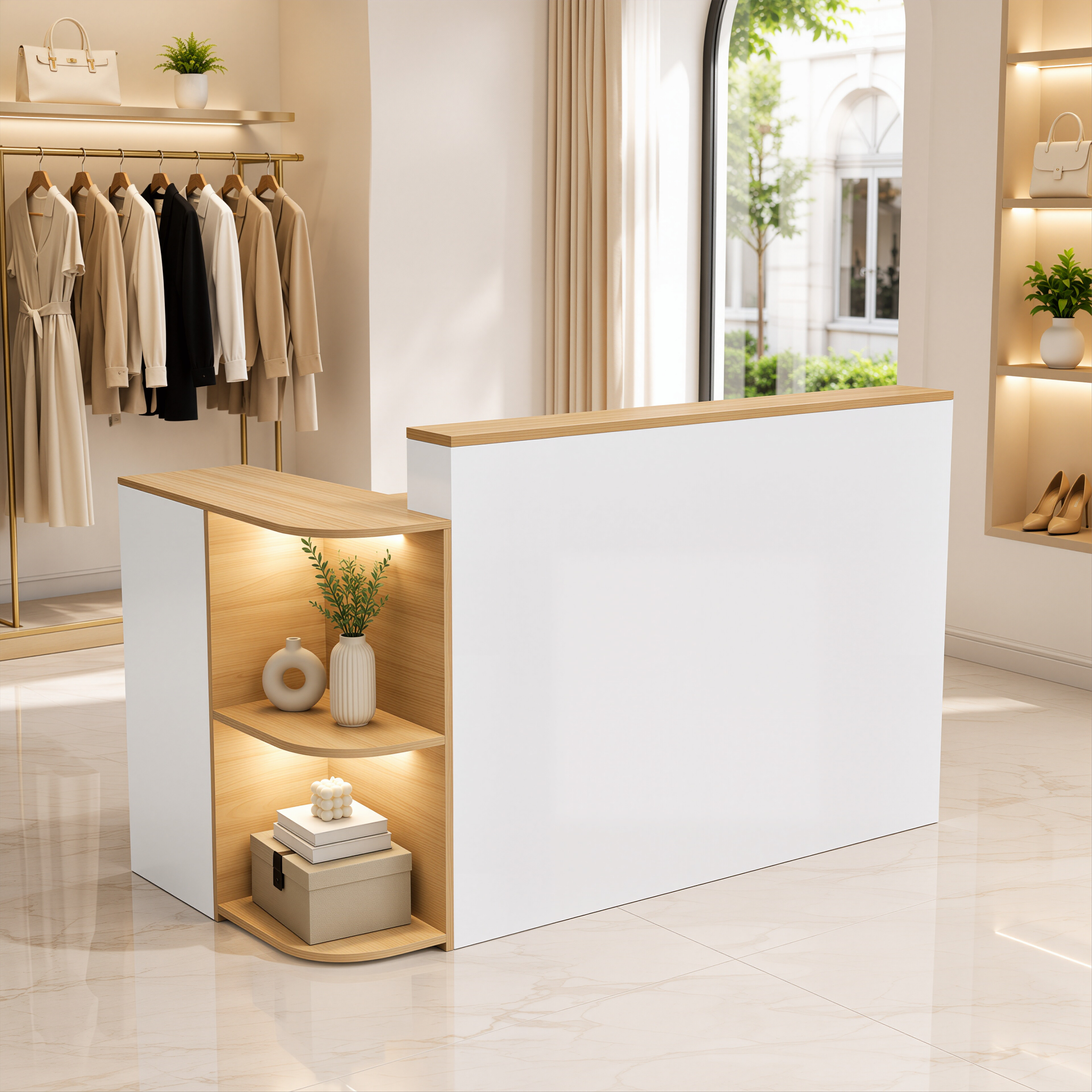 Modern Boutique Reception Counter