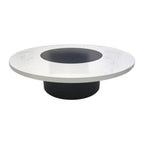 Modern Round Conference Table with Modular Arc Design for Collaborative Meeting Spaces
