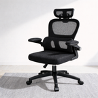 Supportive Office Chair with Padded Lumbar Cushion