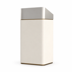 Compact Reception Counter with Storage and Custom Logo