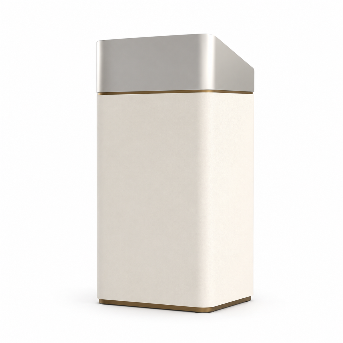 Compact Reception Counter with Storage and Custom Logo