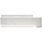Curved Commercial Reception Desk with LED Detail
