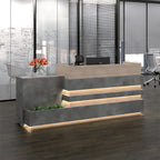 Architectural LED Reception Counter for Offices
