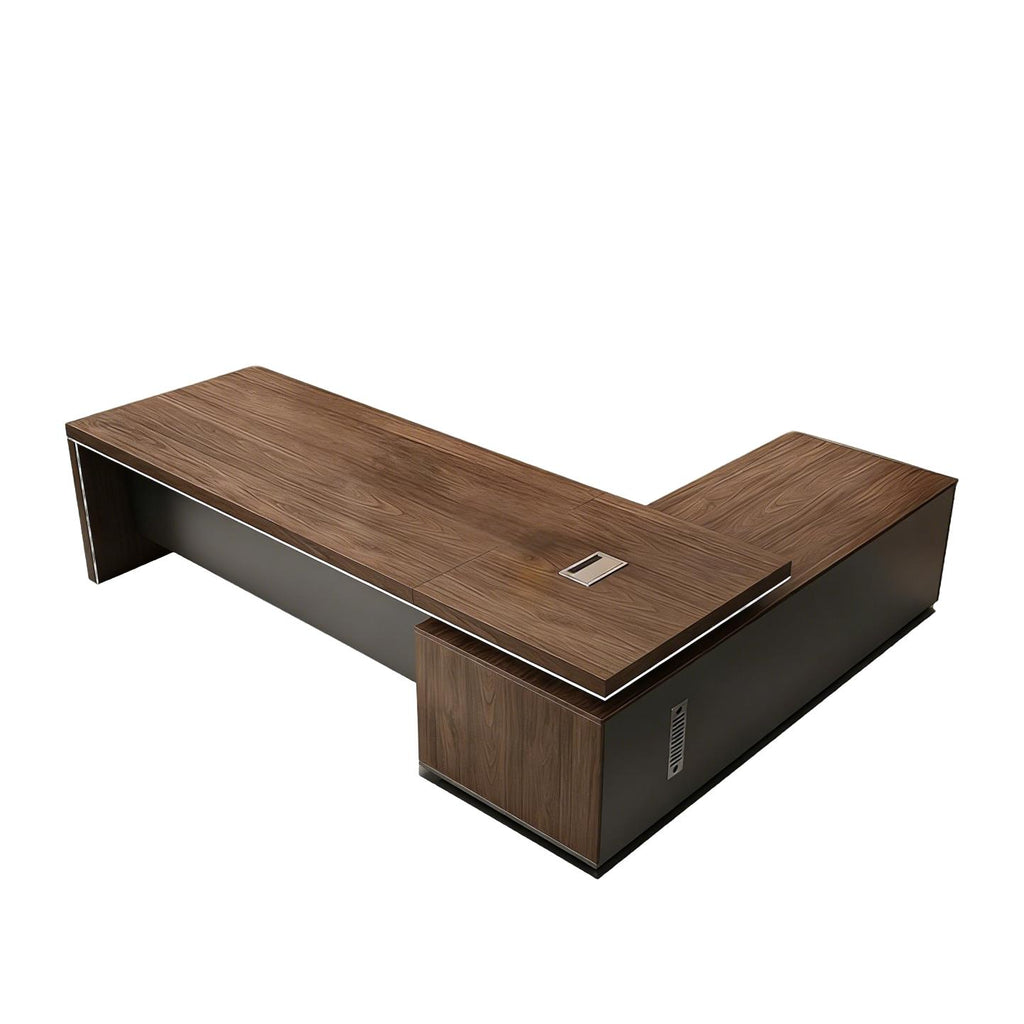 Modern Executive L Desk for Professional Offices