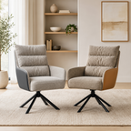 Ergonomic 360° Swivel Office Chair with Layered Support