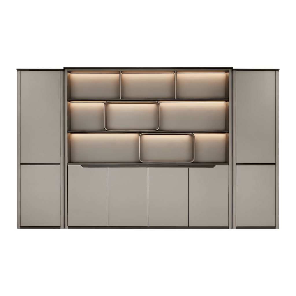 Prestige Illuminated Office Storage Wall