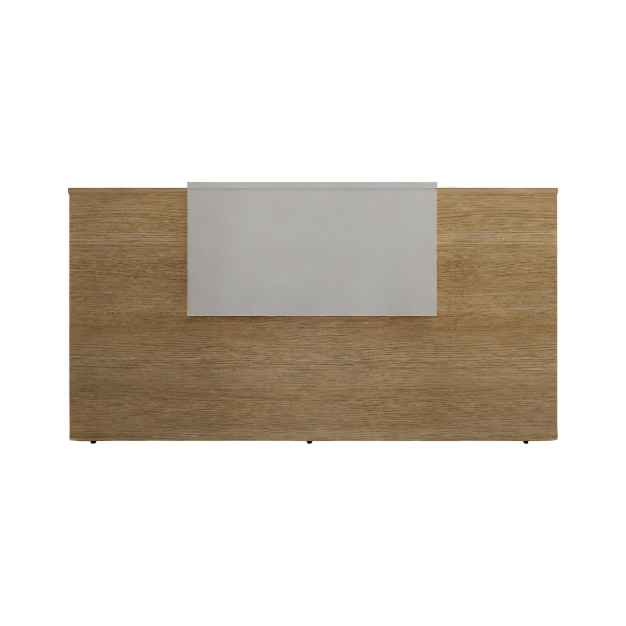Contemporary Wood Reception Counter for Business Interiors