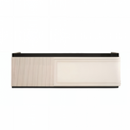 Designer Reception Desk with Panelled Curved Front