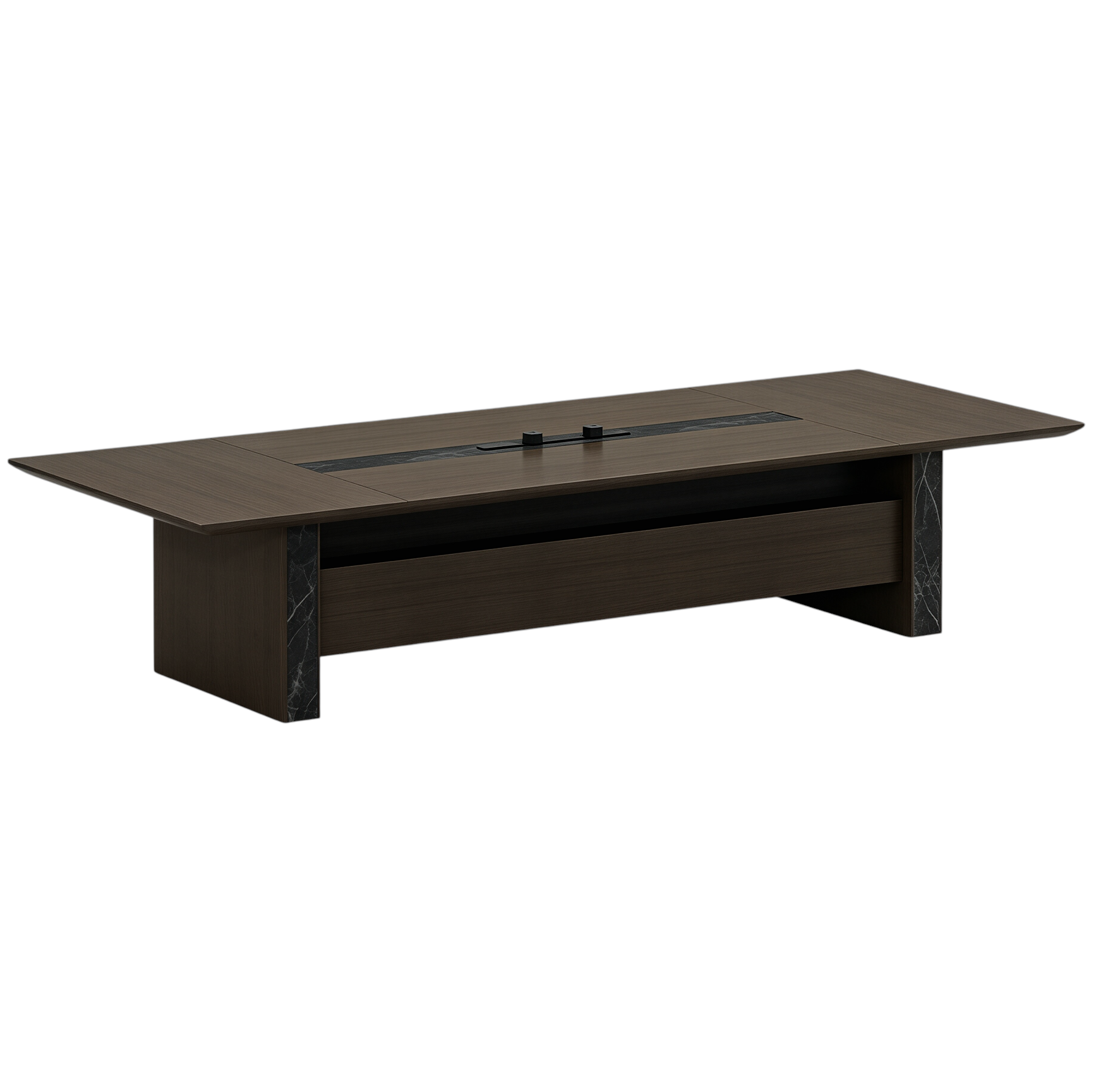 Multimedia-Ready Boardroom Desk with Professional Cable Management