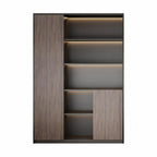 Premium Executive Storage Cabinet with Open Display Shelves