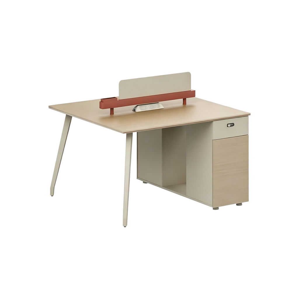 Compact Sturdy Office Desk Set for Small Workspaces