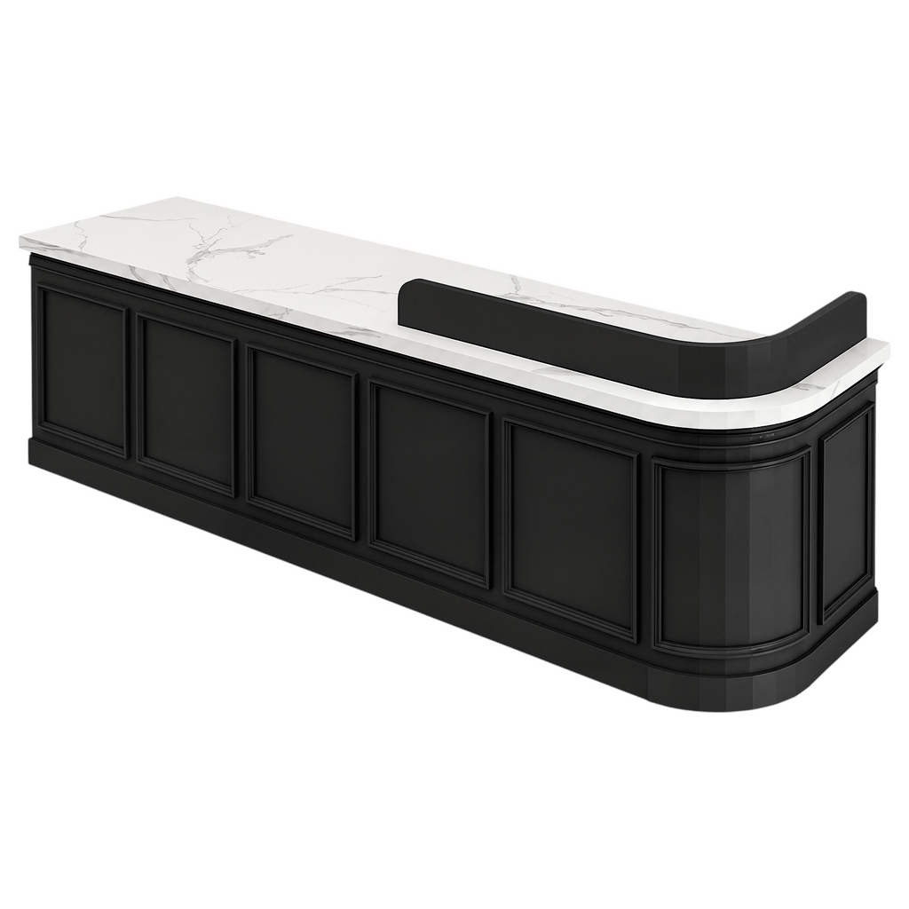 Executive Front Desk with Marble Finish