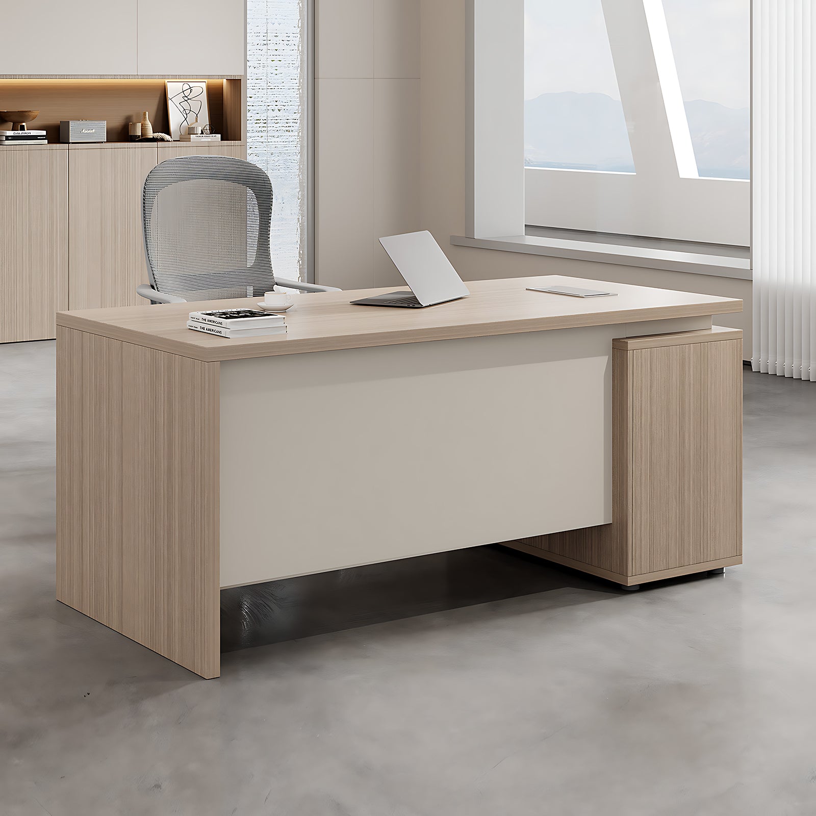 Contemporary Executive Desk for Corporate Offices