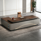 Designer Executive Desk with Feature Light and Storage