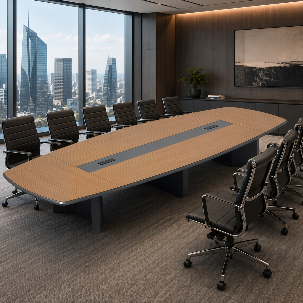 Premium Extended Boardroom Table