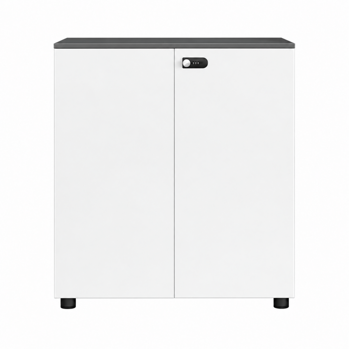 Contemporary Modular Office Storage Cabinet with Secure Custom Option