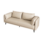 Sleek Modern Office Sofa Minimalist Reception Area Couch Executive Guest Waiting Room Seating