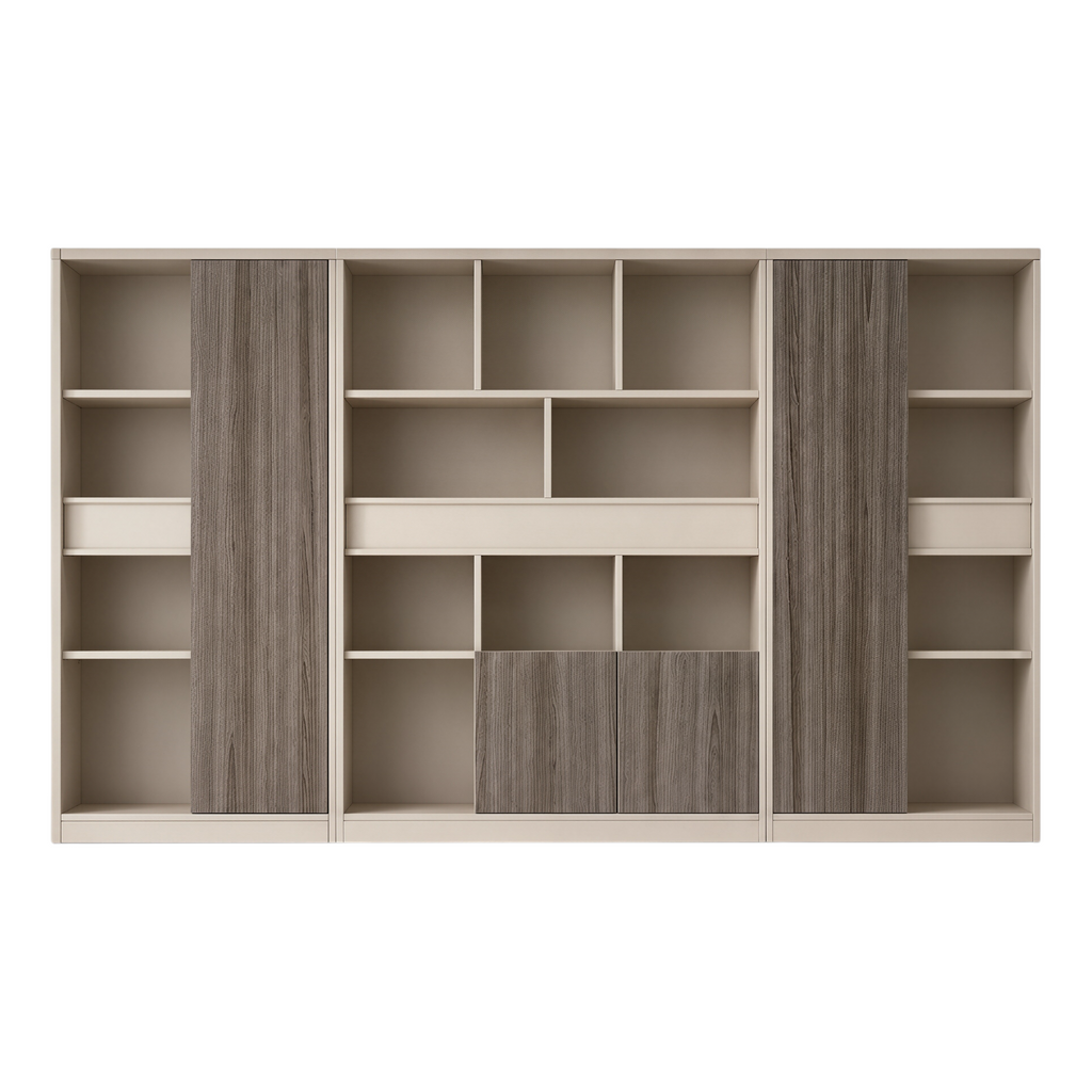 Executive Office Cabinet with Mixed Storage