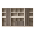 Executive Office Cabinet with Mixed Storage