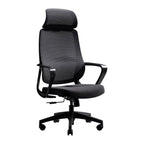 Modern High-Back Mesh Office Chair with Headrest and Ergonomic Support