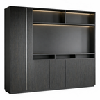 Executive Office Display and Storage Wall Unit