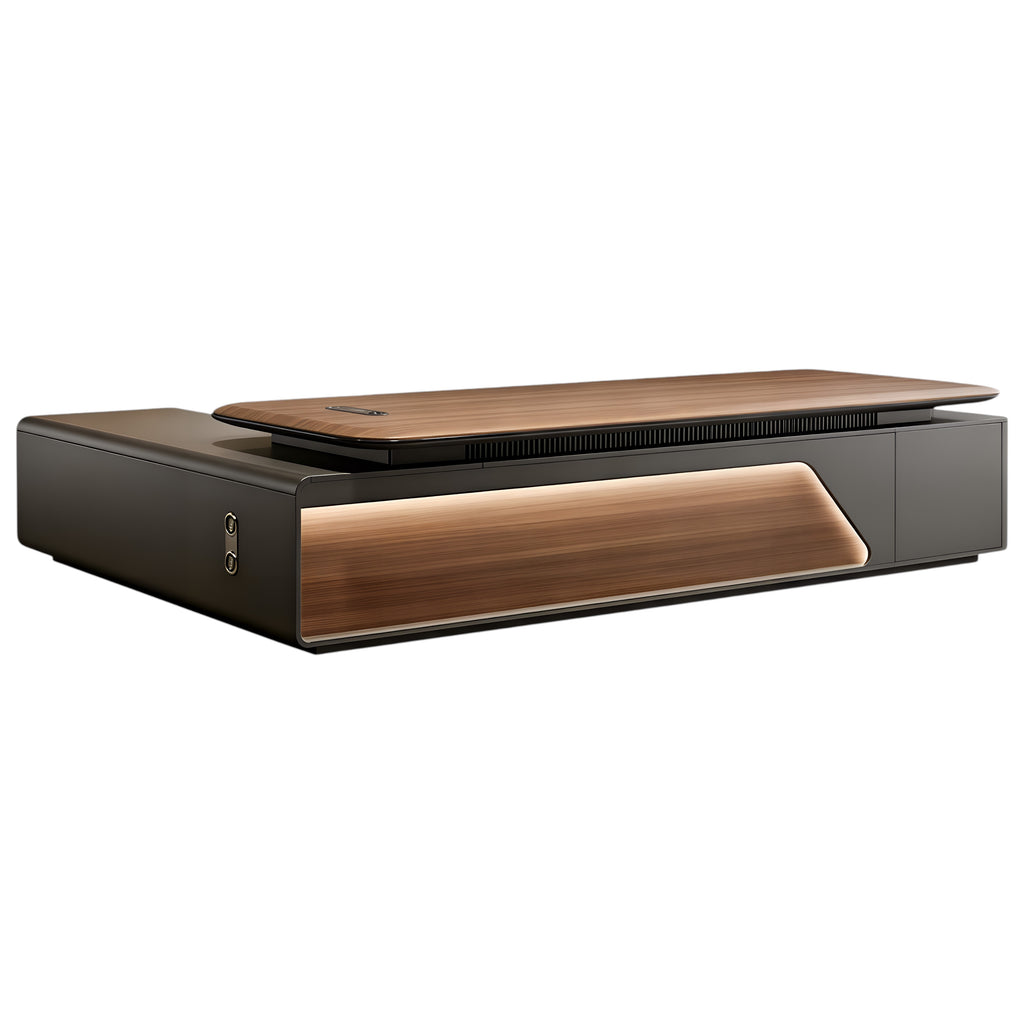 Premium Director Office Workstation with Side Storage